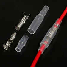 200/600PCS 4.0mm Bullet Terminal Car Electrical Wire Female Male Connector