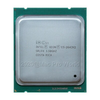 Intel Xeon Prozessor CPU SR19X E5-2643 v2 20MB L3 Cache 2,90GHz 6-CORE 135W TDP