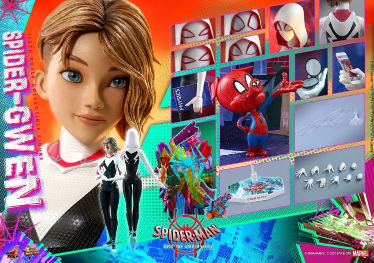 In Stock Hot Toys 1/6 Into the Spider-Verse Spider-Gwen In Stock Hot Toys 1/6 Into the Spider-Verse Spider-Gwen