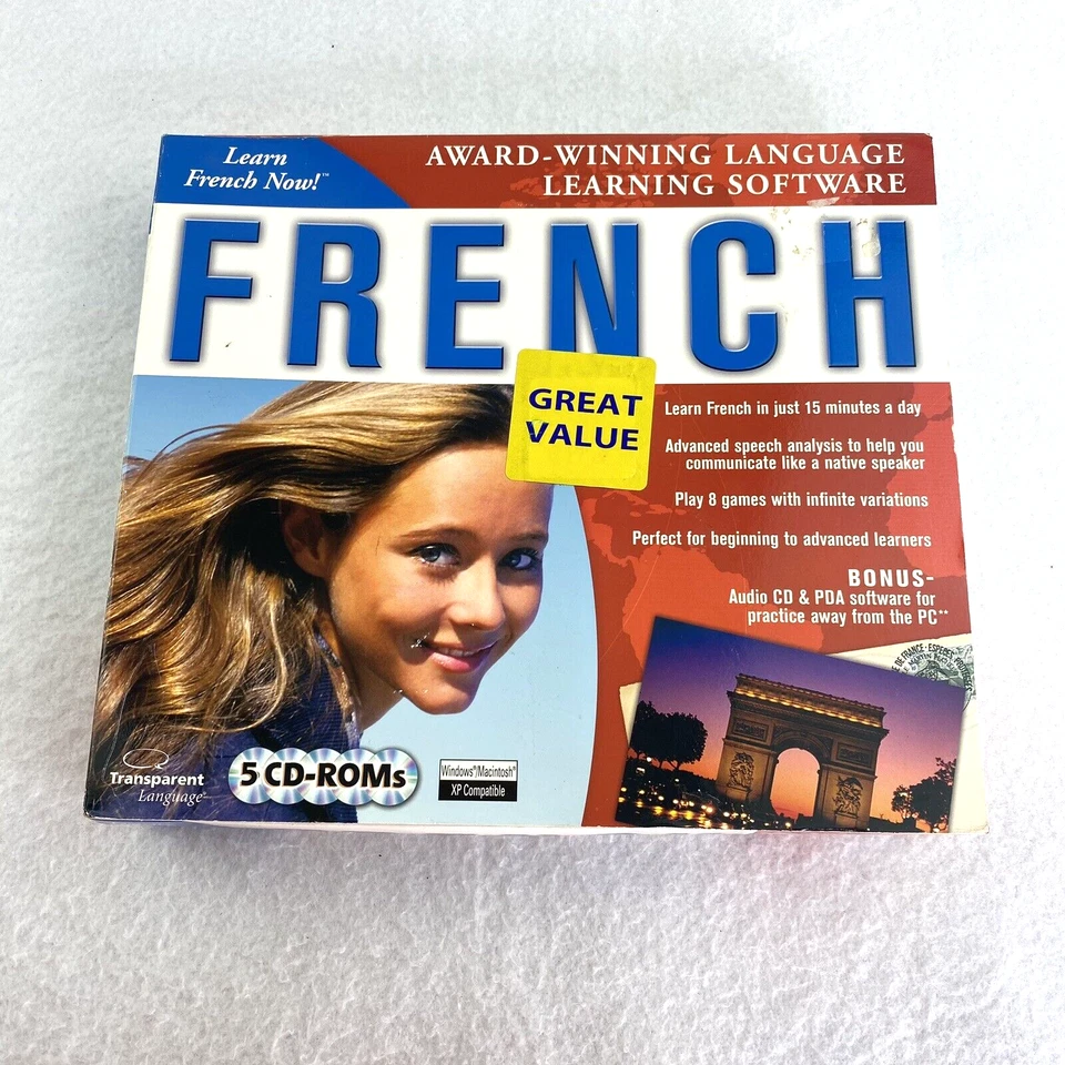 Encore Language Learning Software FRENCH 5 CD-Roms - Image 2 of 4