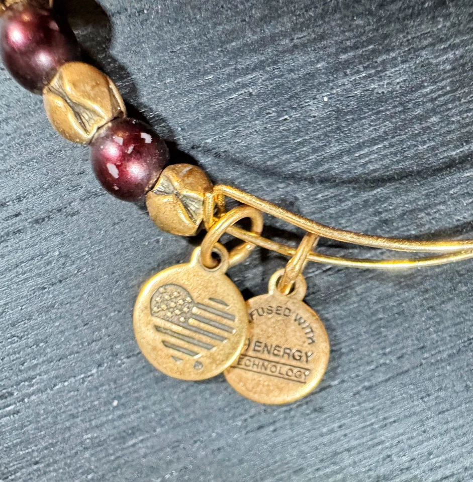 Pulsera ALEX AND ANI Brazalete Campaniano Oro Rafaeliano Morera Swarovski Cuentas Campanilla de Nieve Foto 2 de 4