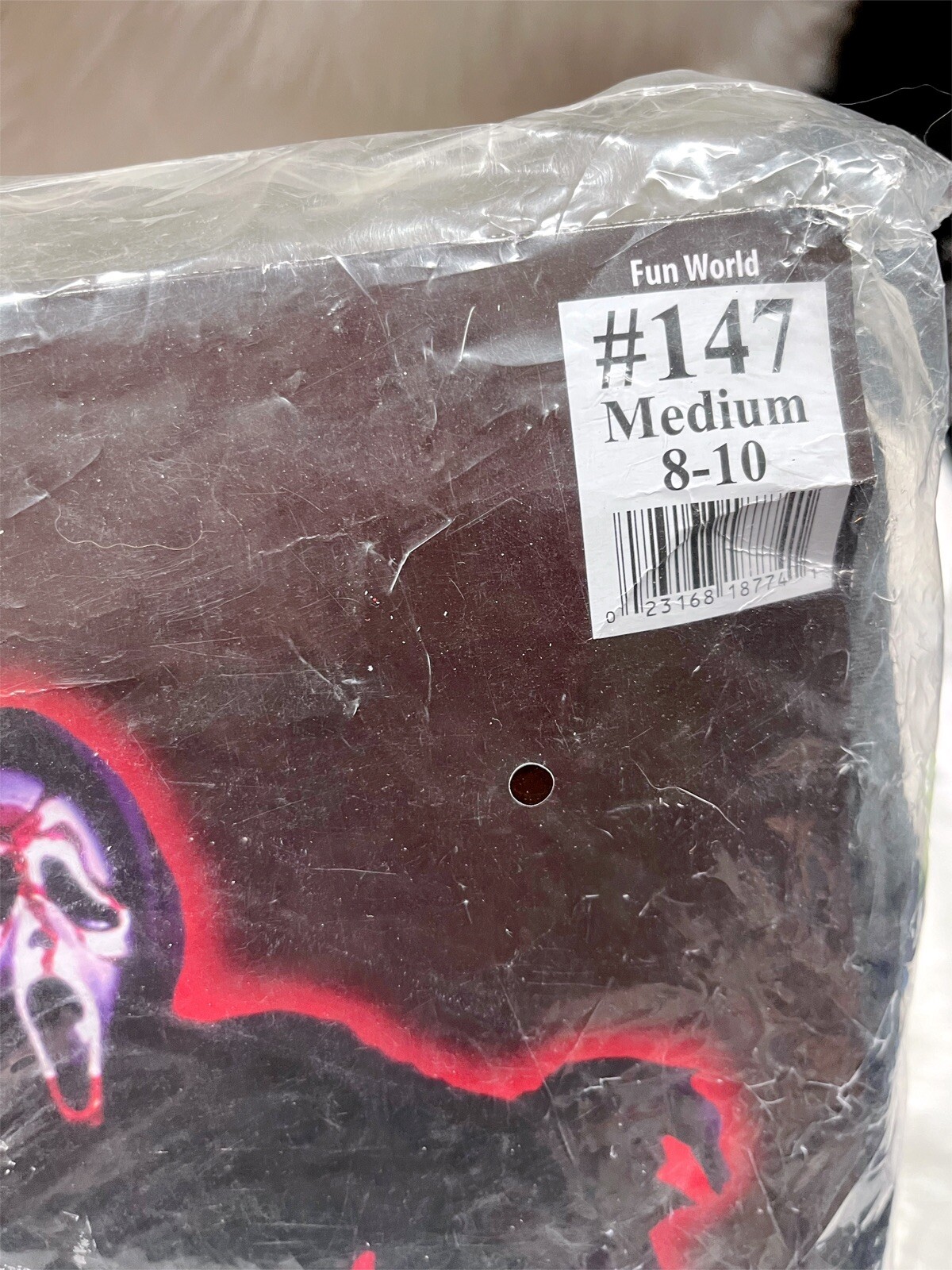 Fun World Ghost Face Bleeding Mask Halloween Cost… - image 2