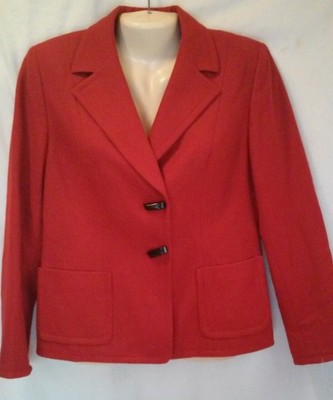 kasper red blazer