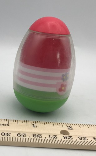 Hasbro Playskool Weeble Wobble 2009 pelo rojo chica con conejito figura niño #1 - Imagen 4 de 4
