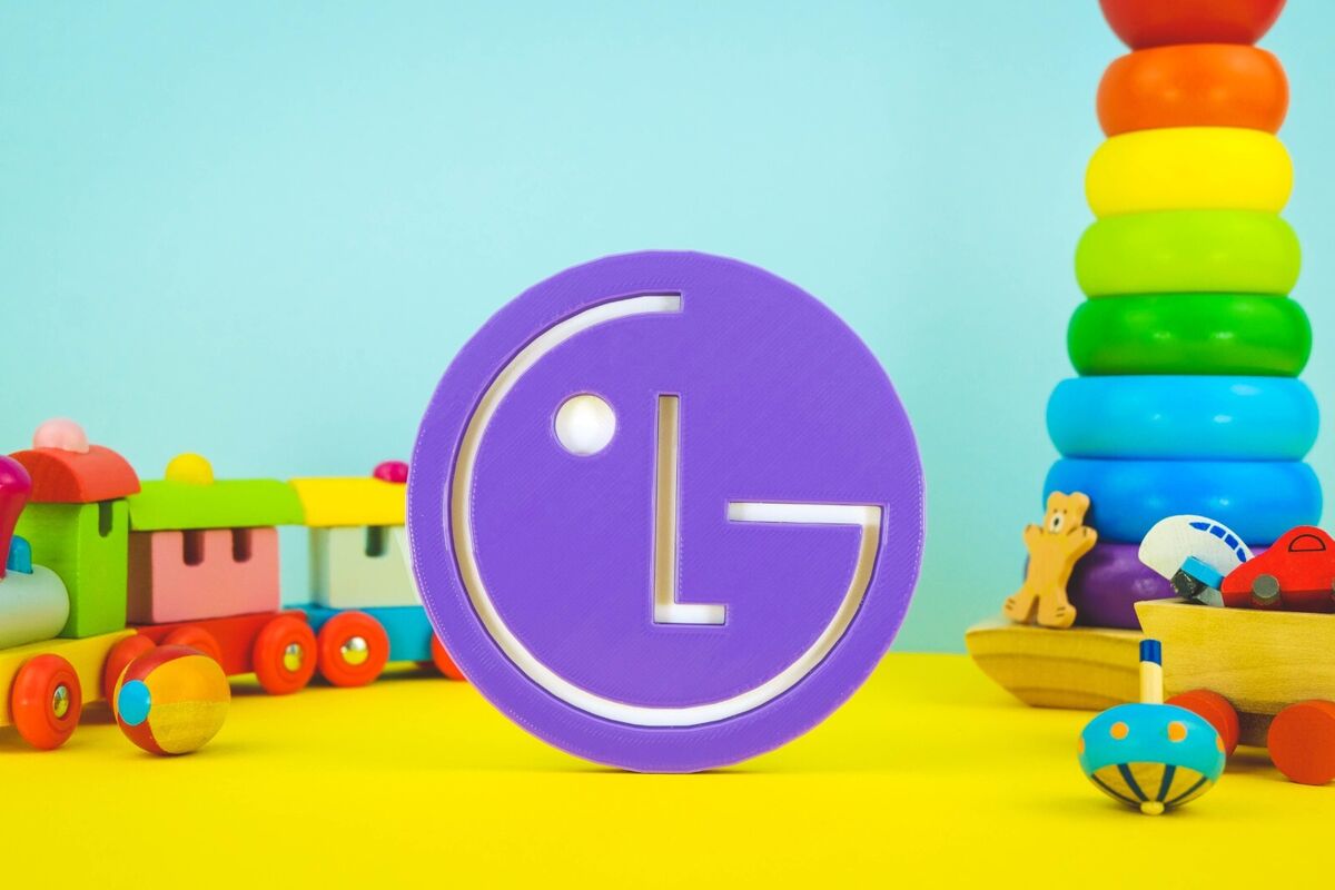 LG Logo 3D Printed Pretend Play Toy Learning 20th Century Fox TVOKIDS