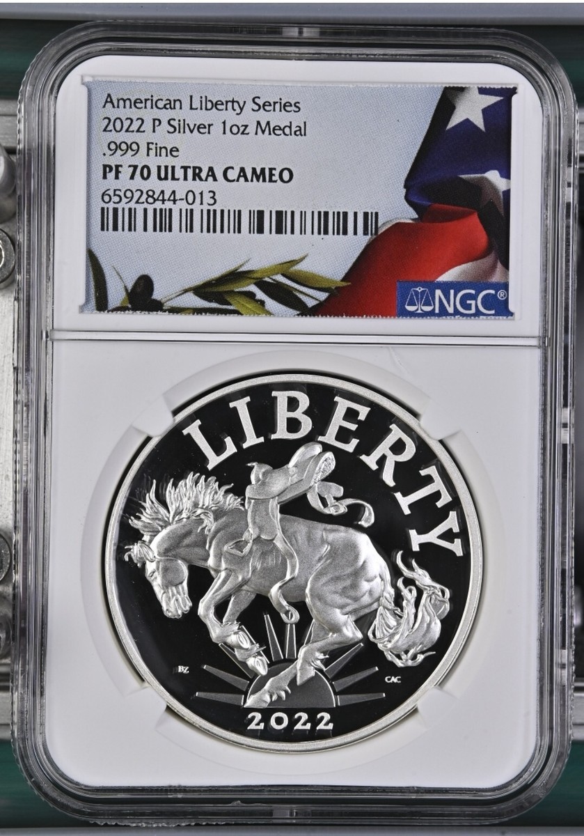 2022 P 1 OZ NGC PF70 Ultra Cameo AMERICAN LIBERTY EAGLE SILVER