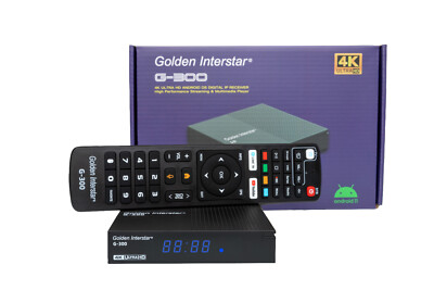 Golden Interstar G-300 4K Android 11  Receiver HDR10+ Dual-WiFi LAN Bluetooth