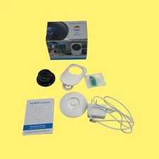 Home Camera Indoor HD WiFi 720P Wireless White #1230 Z65/322 (AR)