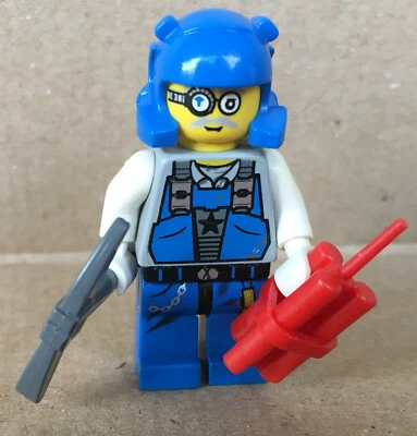 LEGO®-Minifigur Power Miners Brains Set 8961 mit Spitzhacke und Dynamit - pm013 - Bild 1 von 4