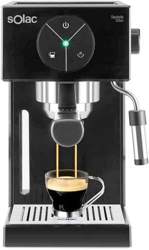 Solac CE4501 Espresso Cappuccino Pad Kaffee automat 20Bar 1050W 1,5L Black - Bild 2 von 12