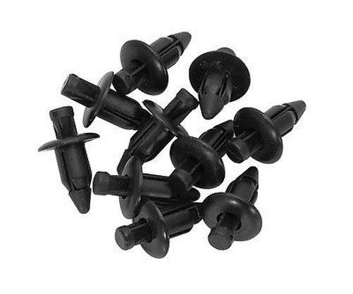 Kawasaki Fairing Panel Fastener Clips, Rivets, 6mm & 8mm, Plastic