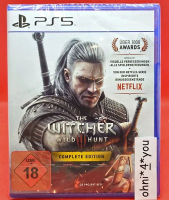 The Witcher 3 - Complete Edition PS5 Sony PlayStation 5 USK DE *NEU&OVP* - Bild 1 von 2