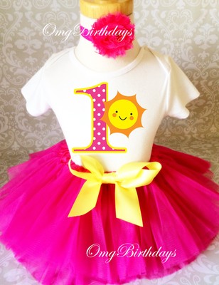 sunshine first birthday outfit
