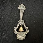 Vintage Nicholas Gish Pewter Bell South Dakota Mount Rushmore Collectible