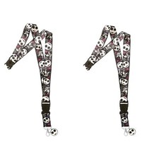 Disney Nightmare Before Christmas Lot of 2 Lanyard with Charm Jack Skellington