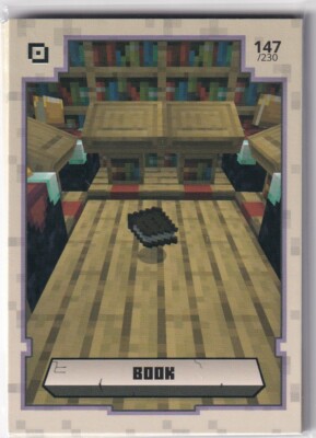 Panini Minecraft Adventure Trading Cards Item Karte Nr. 147 Book / Buch