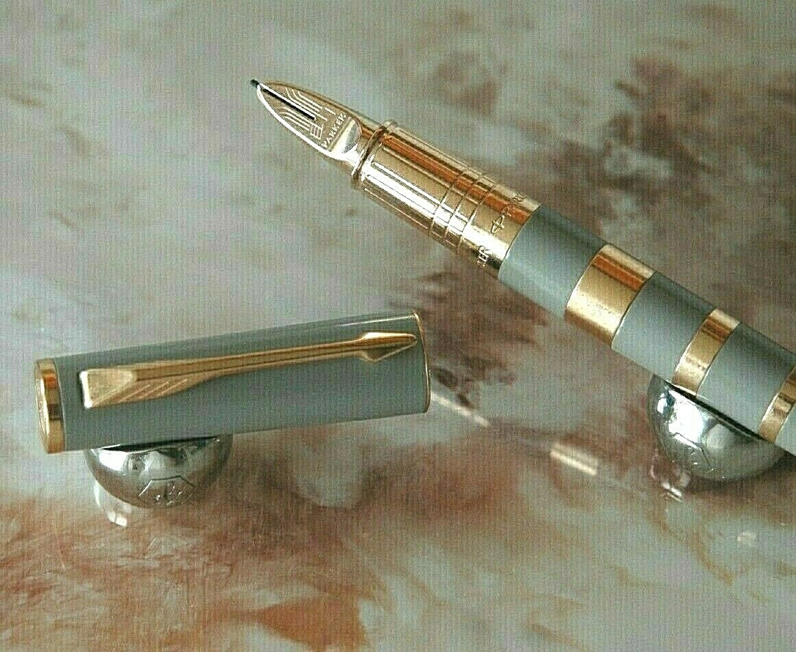 Stylo Parker Ingenuity 5th laque grise neuf de stock collection X74