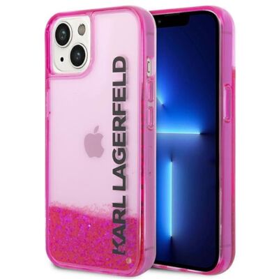 Karl Lagerfeld Hard Case Liquid Glitter Elong Apple iPhone 14 Plus Schutzhülle
