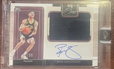 2023-24 One & One Silver Ben Sheppard Rc Rookie Auto Autograph Jersey #/99