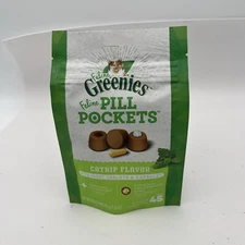 Greenies Feline Pill Pockets Catnip Flavor For Tablets & Capsules 45-Count