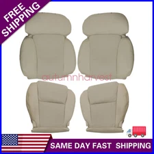 For 2006-2011 Lexus GS460 Driver Passenger Bottom Top Leather Seat Cover Tan