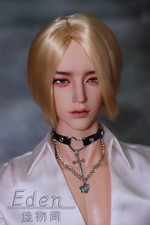 Dolls Short Hair High Temperature Soft Wig for 1/3 BJD Doll Male Uncle Man Boy