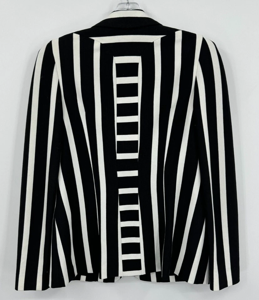 Vestido Yoana Baraschi Mujer 6 Rayas Blazer Retro Punto Rockabilly Chaqueta Foto 4 de 4