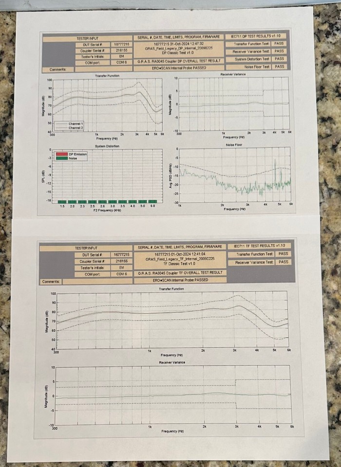 Maico EROScan OAE w/Remote Probe, Thermal Printer and Calibration