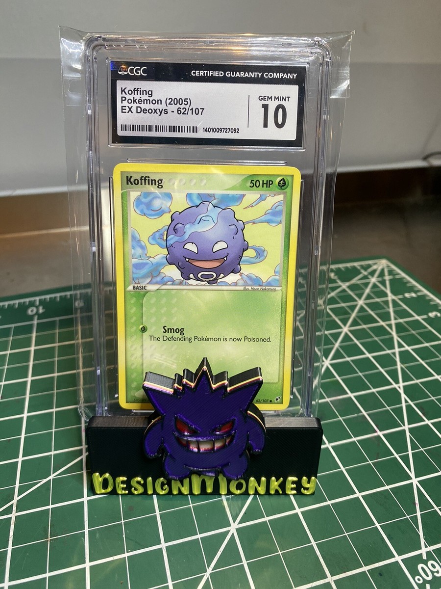 2005 Pokemon EX Deoxys #62 Koffing CGC 10 Card GEM MINT! Rare! Pop