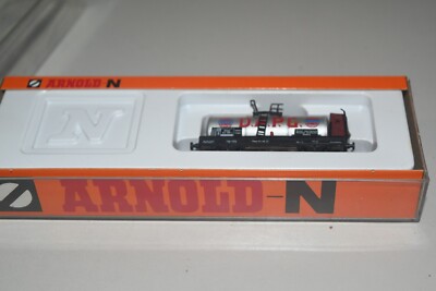 N Scale Arnold 4527 ''D.A. P.G.'' Tank Car w/Brakeman's Cabin Mint U.S Seller #2