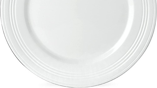 Lenox Tin Can Alley 4 Degree 9 in. Accent Plate, White - Picture 2 of 4