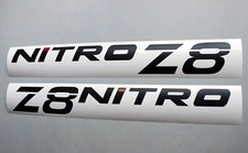 Nitro Z8 Fishing Boats Replacement Decals SET OF 2 Vinyl Decal Stickers
