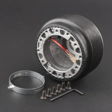 Black Steering Wheel Hub Boss Kit Adapter 6 Hole For SUZUKI Vitara Swift