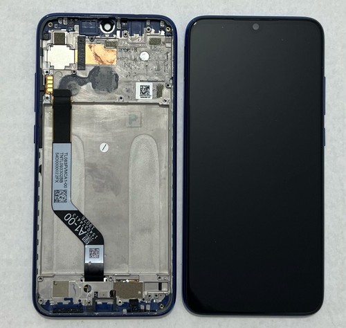Original Xiaomi Note 7 - 7Pro Komplettes Bildschirm Touchscreen Mit Rahmen Blau - Bild 2 von 2