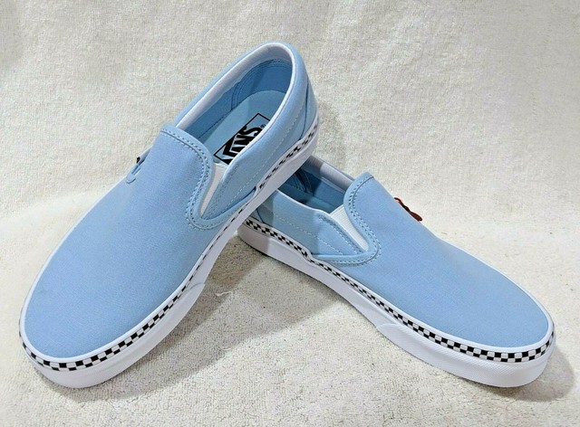 vans check foxing cool blue