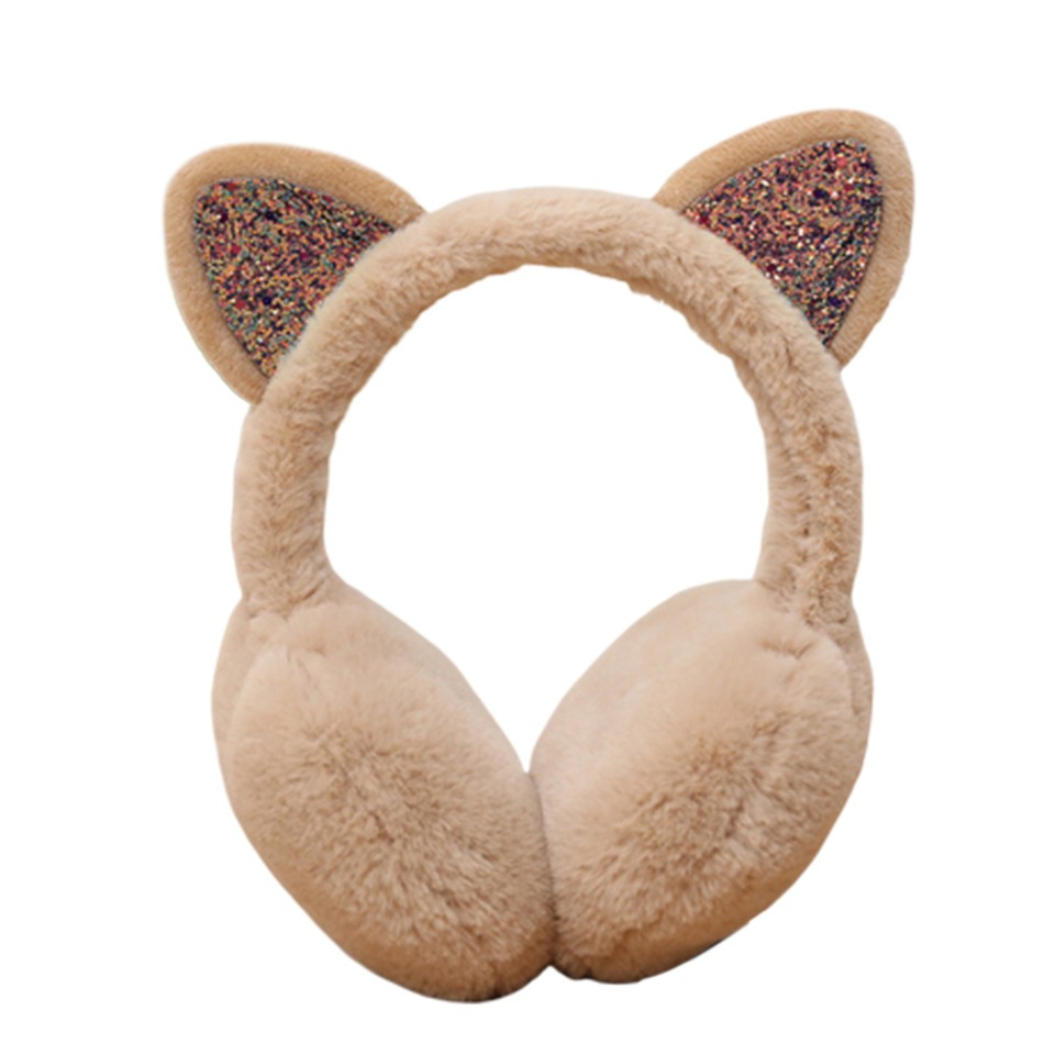 Winter Earmuffs Convenient Elastic Cute Cats Ear Earmuff Plush eBay