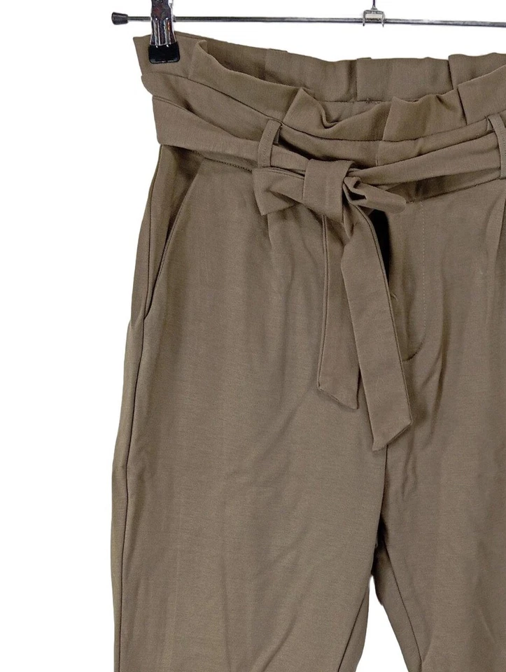 VERO MODA Paperbag Mujeres Pantalón Talla EU 38 marrón look casual - Imagen 3 de 4