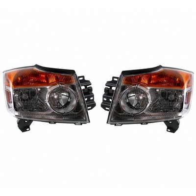 For Nissan Armada 2008-2012 Headlight Driver and Passenger Side | Pair | CAPA