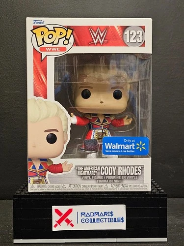 Funko Pop! WWE: "The American Nightmare" Cody Rhodes #123 Walmart Exclusive