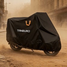 Wasserdicht Motorrad Abdeckung Motorradgarage Motorradplane Abdeckplane Roller