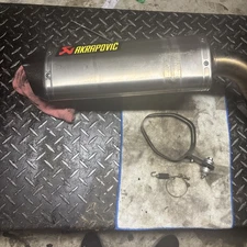 Honda VFR1200 Akrapovic Muffler Exhaust Silencer 2010 Carbon Cap