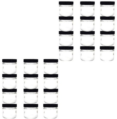 Specimen Jar, Flint Glass, 2oz, 53/400, Foam-Lined Cap, Pack of 24