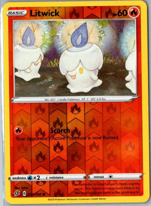 SWSH02: Rebel Clash #031/192 Litwick