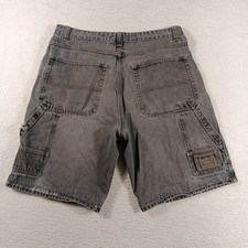 Vintage Marithe Francois Girbaud Shorts Mens 38 36 Gray Baggy Distressed