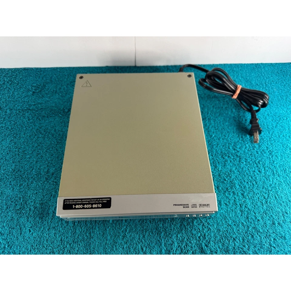 Reproductor de DVD de escaneo progresivo Magnavox DP100MW8 plateado - sin control remoto - envío gratuito Foto 3 de 4