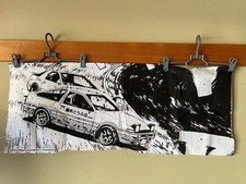 Initial D Tapestry Unused Room Decor Wall Hanging 80x150cm