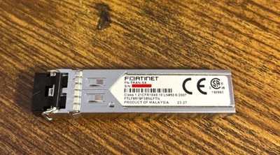 FORTINET - 1 Gigabit SFP Transceiver Multimode - TRAN-SX - 1000BaseSX