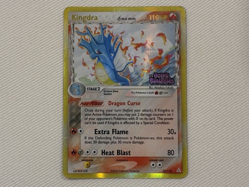 Kingdra 10/110 Rare Stamped Holon Phantoms Pokemon