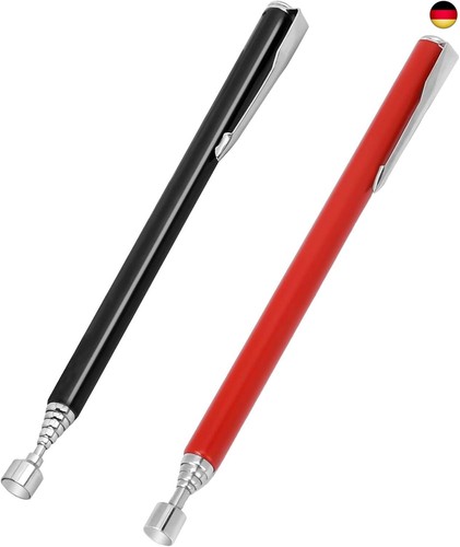 2 Stück Teleskop Magnetstäbe - Ausziehbar Bis 64cm Für Schrauben & Metallteile
