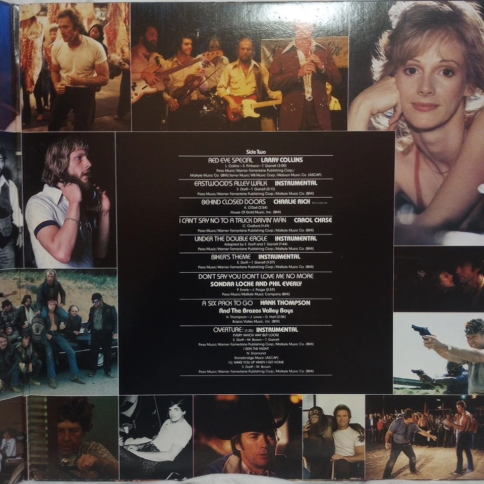 Every Which Way But Loose - Motion Picture Soundtrack LP Vinyl Record Album - Image 3 of 4